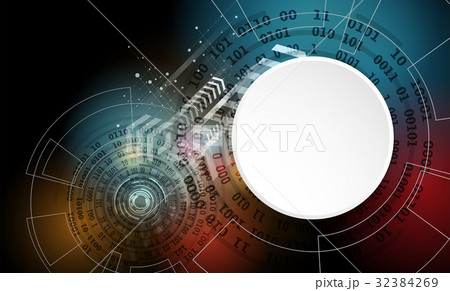 Digital technology world. Business virtual concept 32384269