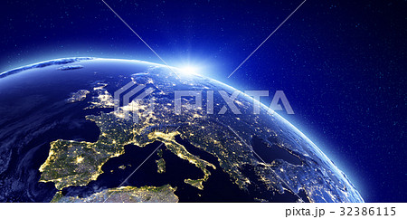 City lights - Europe 32386115
