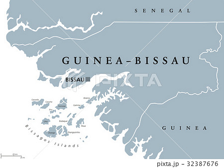 Guinea-Bissau political map Guinea-Bissau political map 32387676