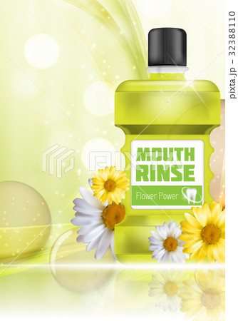 Mouth Rinse Design Cosmetics Product Bottle with 32388110
