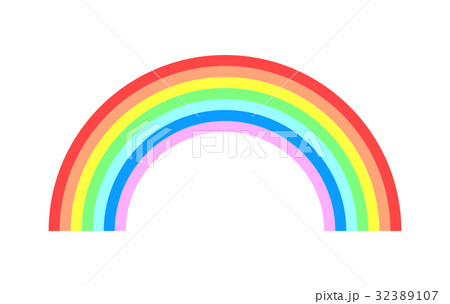 綺麗な虹のイラスト素材 [32389107] - PIXTA