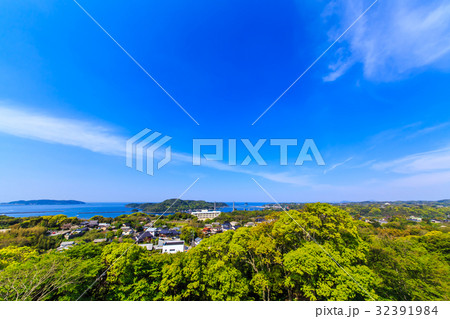 名護屋城跡 加部島・呼子大橋の眺め 佐賀 唐津 名護屋城跡 加部島・呼子大橋の眺め 佐賀 唐津 32391984