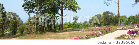 walkway in the park 32395060