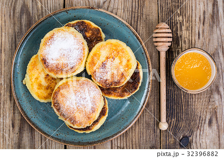 Breakfast. Russian traditional cottage cheese Breakfast. Russian traditional cottage cheese 32396882