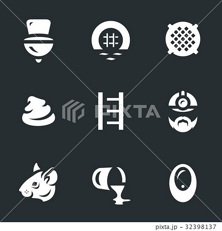 Vector Set of Sewerage Icons. 32398137