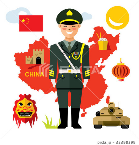 Vector Army of China. Vector Army of China. 32398399