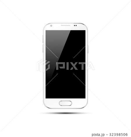 Modern white touchscreen tablet smartphone 32398506