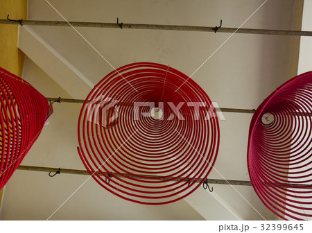 Hanging incenses at the local temple Hanging incenses at the local temple 32399645