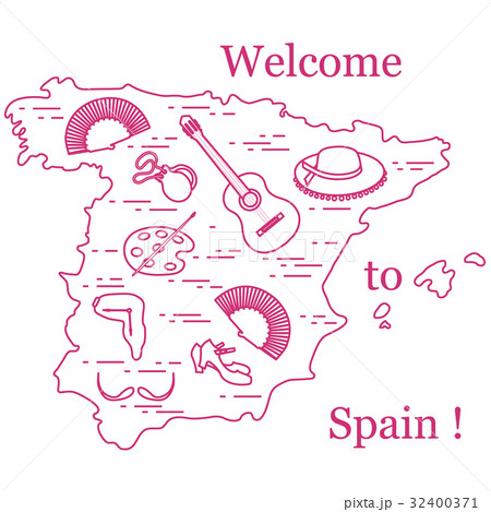 various symbols of Spain . Travel and leisure various symbols of Spain . Travel and leisure 32400371