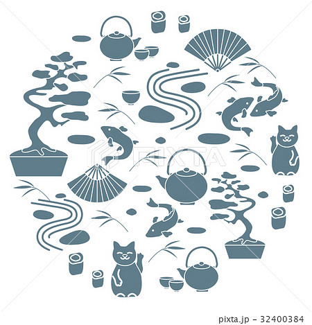 bonsai tree, minimal rock garden, Maneki Neko 32400384