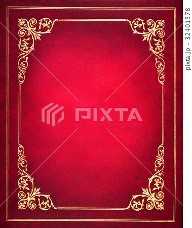 Red leather cover 32401578