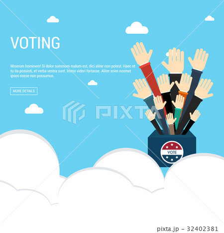 Presidential Election Day Vote Box. Presidential Election Day Vote Box. 32402381