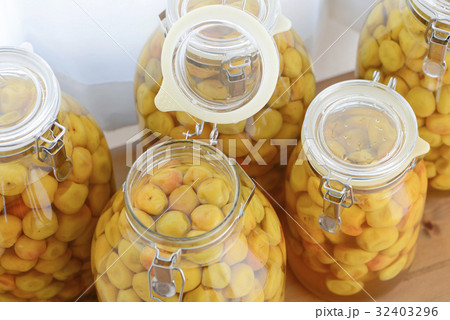 梅仕事 保存瓶 梅干し 梅仕事 保存瓶 梅干し 32403296