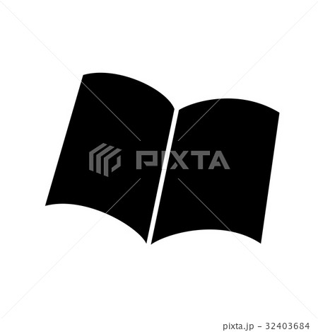 Book icon on white background - vector iconic 32403684