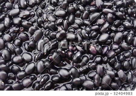 水で戻した宮古島の黒小豆（ササゲ） 32404983