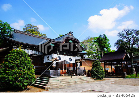須賀神社　拝殿　（ 祇園神社 ）　栃木県 小山市 32405428