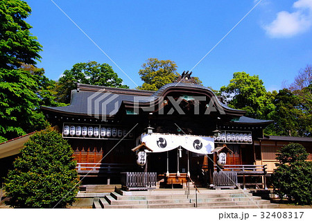須賀神社 拝殿 ( 祇園神社 ) 栃木県 小山市 須賀神社 拝殿 ( 祇園神社 ) 栃木県 小山市 32408317