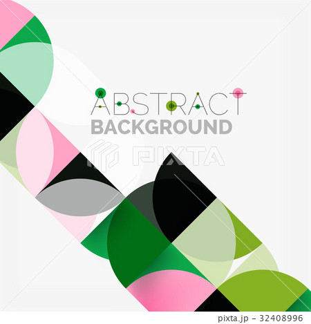 Modern geometrical abstract background circles 32408996