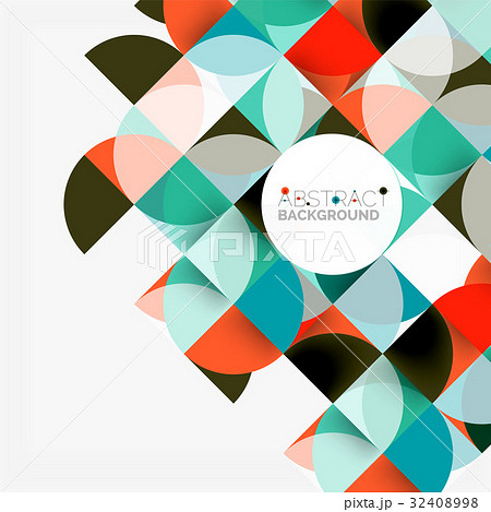 Modern geometrical abstract background circles 32408998