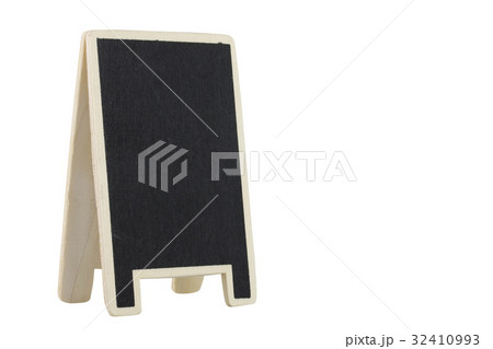 Black board isolated on white background  32410993