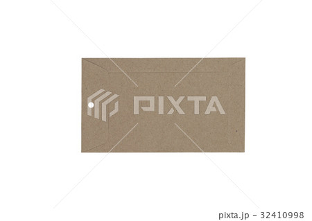 brown tag paper isolated on white background  32410998