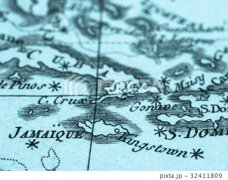 古地図　ジャマイカ 32411809