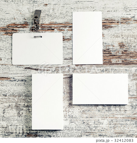 Badge and business cards Badge and business cards 32412083