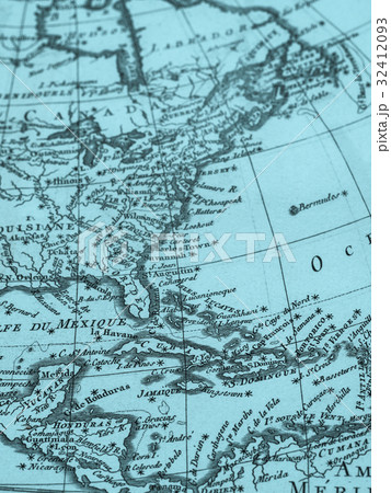 古地図　カリブ海と中央アメリカ 32412093