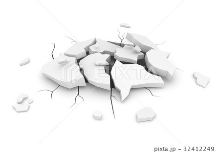 Cracked White Ground 32412249