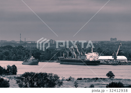 Military ship sailing Military ship sailing 32412938