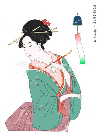 青楼芸者ーきせる 32414818