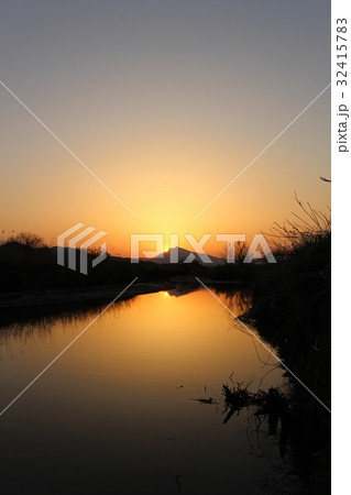 筑波山風土記、恋瀬川と逆さ筑波    茨城県石岡市 筑波山風土記、恋瀬川と逆さ筑波    茨城県石岡市 32415783