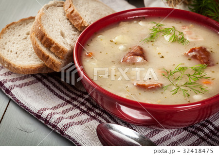 Sour soup made of rye flour Sour soup made of rye flour 32418475