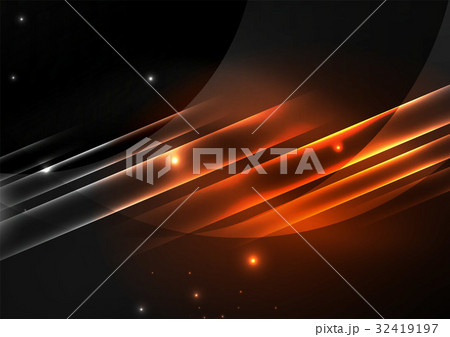 Glowing futuristic lines Glowing futuristic lines 32419197