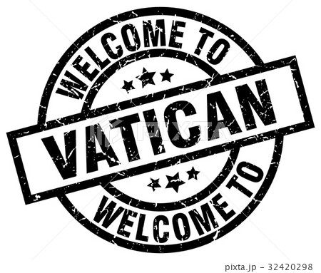 welcome to Vatican black stamp welcome to Vatican black stamp 32420298