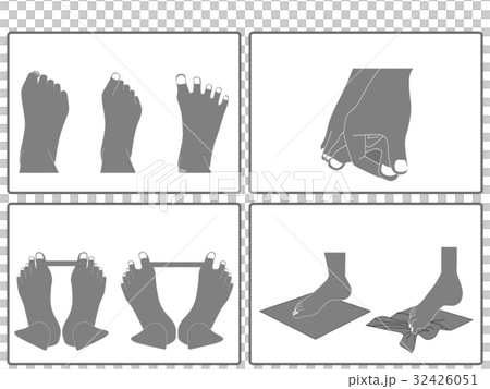拇外翻的預防性運動（灰色·無解釋） 32426051