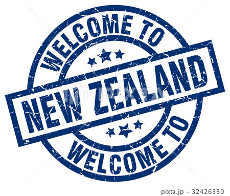 welcome to New Zealand blue stamp welcome to New Zealand blue stamp 32426330