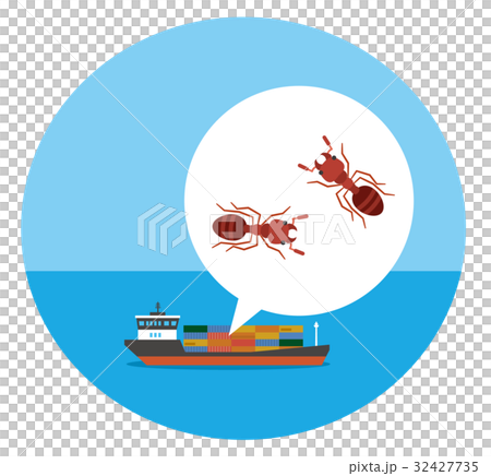ヒアリと貨物船 32427735