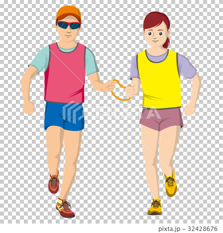 視覚障害者マラソン男女 32428676