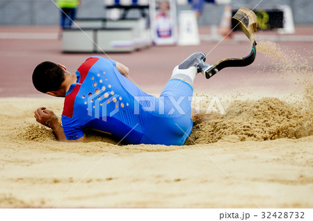 long jump athlete paralympic 32428732