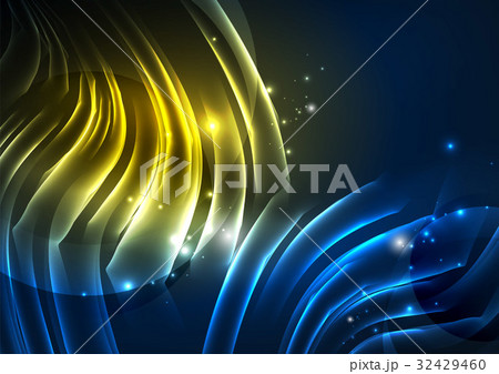 Glowing futuristic lines Glowing futuristic lines 32429460