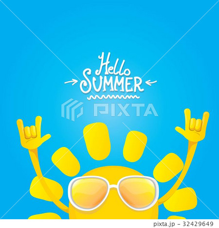 hello summer rock n roll poster. summer party 32429649