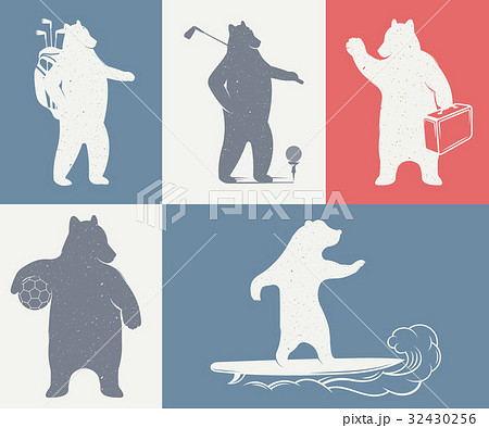 Vintage Illustration of Bear 32430256
