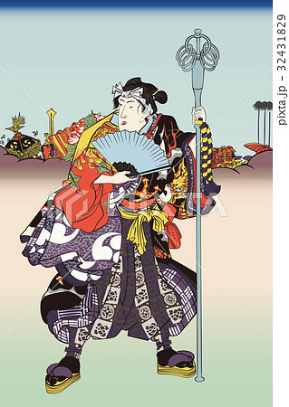 歌川豊国 神田大明神 御祭礼之図のイメージイラスト 歌川豊国 神田大明神 御祭礼之図のイメージイラスト 32431829