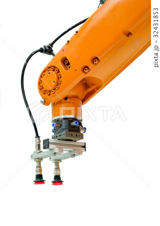 Arm of Orange Industrial robotic for smart factory Arm of Orange Industrial robotic for smart factory 32431853