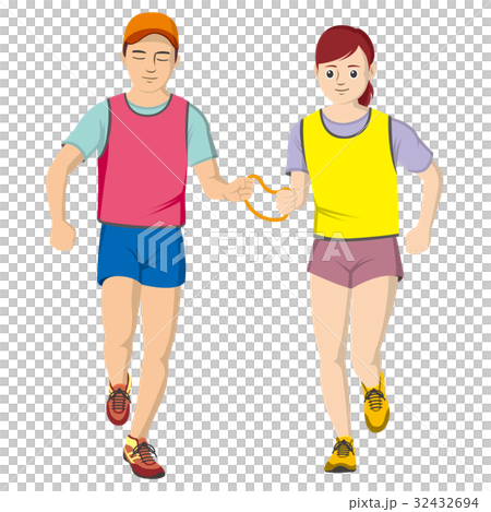 視覚障害者マラソン男女 32432694