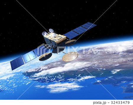 地球観測衛星2 地球観測衛星2 32433479
