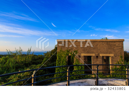 崎戸北緯33度線展望台の夕日　聴音所 32433801