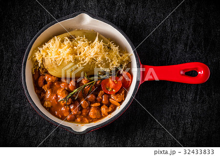 チリビーンズ　アメリカ料理　Chili con carne American cuisine 32433833