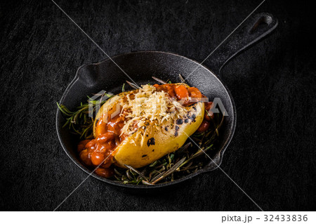 チリビーンズ　アメリカ料理　Chili con carne American cuisine 32433836